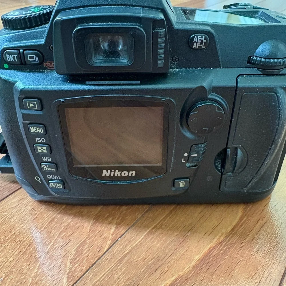 Nikon D70 Black and Red Digital Camera